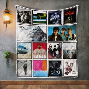 A-ha Album Covers Quilt Blanket
