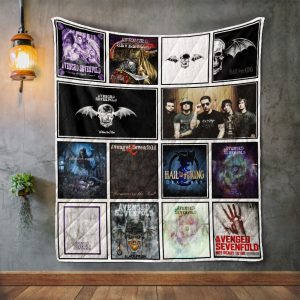 Avenged Sevenfold Album Covers Quilt Blanket