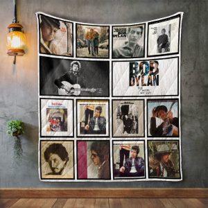 Bob Dylan Album Covers Quilt Blanket