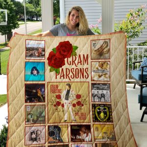 Gram Parsons Albums Quilt Blanket New