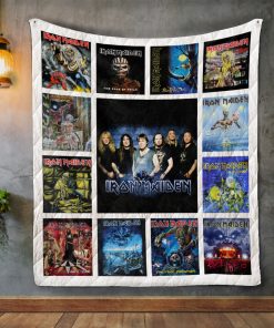 Iron Maiden Album Covers Quilt Blanket