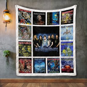 Iron Maiden Album Covers Quilt Blanket