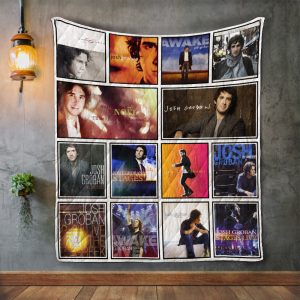 Josh Groban Album Covers Quilt Blanket