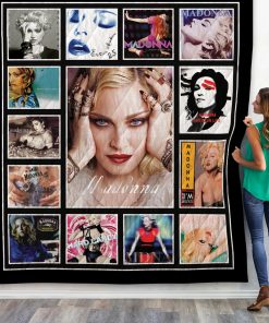 Madonna Albums Quilt Blanket For Fans New
