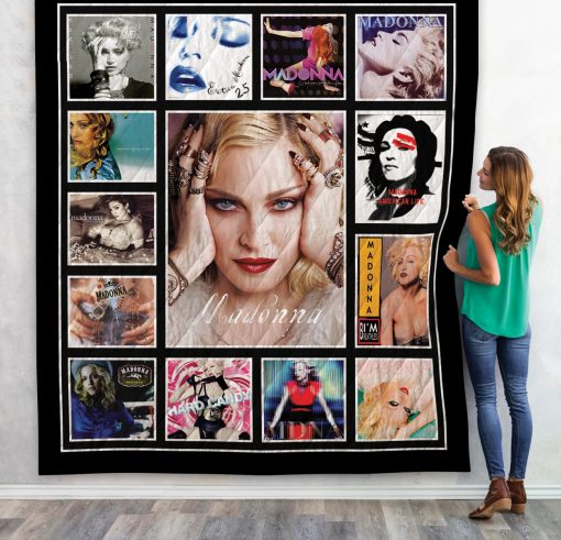 Madonna Albums Quilt Blanket For Fans New