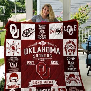 Oklahoma Sooners Quilt Blanket 01