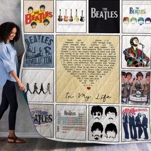 The Beatles Album Quilt Blanket 01