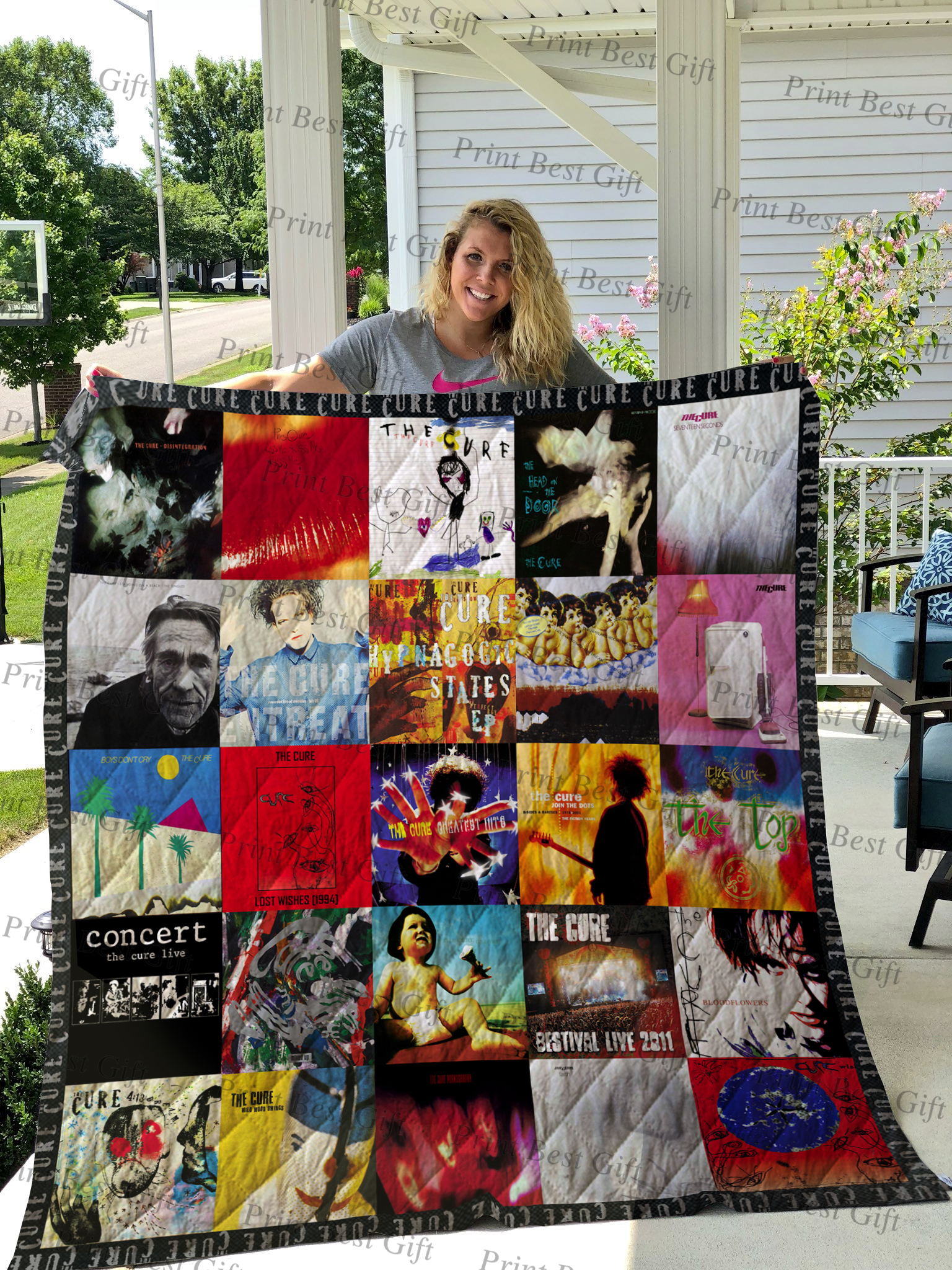 The Cure Albums Cover Poster Quilt Blanket | BlanketsHub