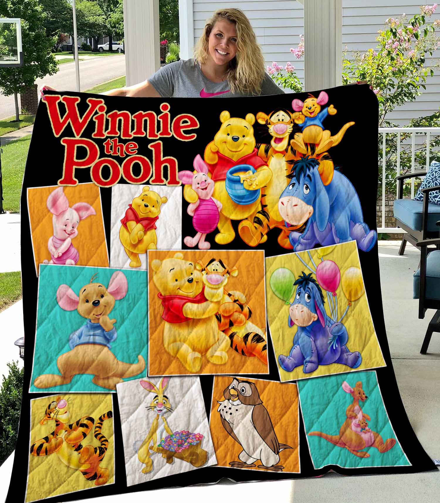 Winnie The Pooh Quilt 1809 | BlanketsHub
