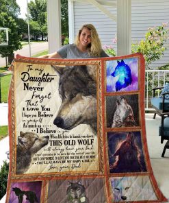 Wolf- Daughter Quilt Blanket 01