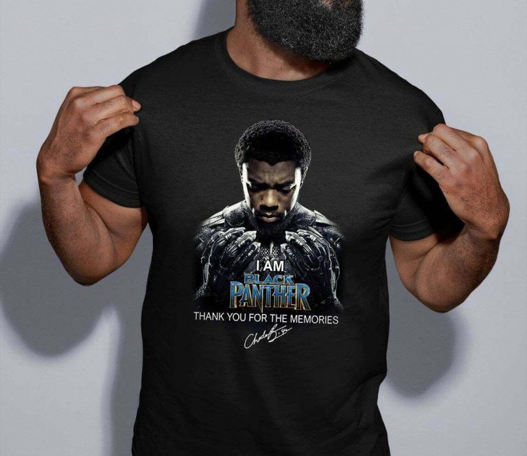 Rip Chadwick Boseman T-shirt, Black Panther shirt, Wakanda Forever ...