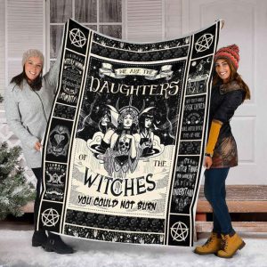 Daughter Of The Witch Blanket-Mink Blanket,Fleece Blanket,Sherpa Blanket,Birthday Gift,Special Blanket, Halloween Gift