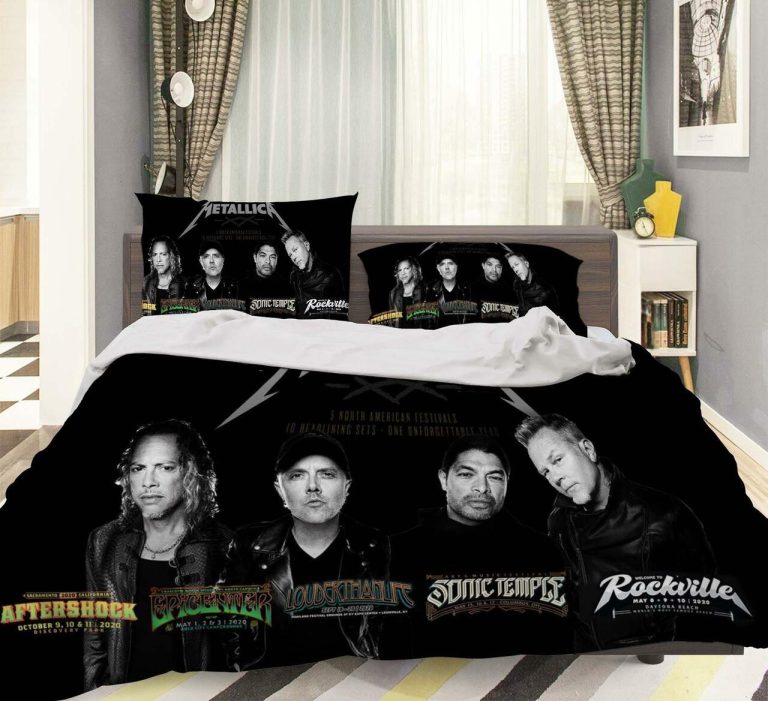 Metallica Bed Sheets Spread Comforter Duvet Cover Bedding Sets ...