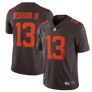 Men's Cleveland Browns Odell Beckham Jr. Nike Brown Alternate Vapor Limited Jersey