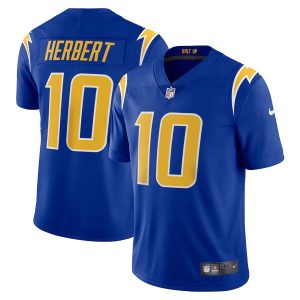 Men's Los Angeles Chargers Justin Herbert Nike Royal Vapor Limited Jersey