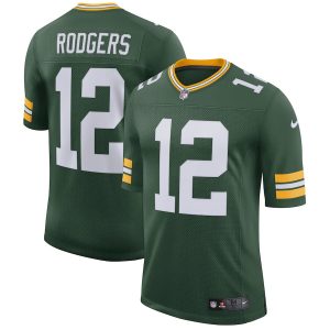 Men's Green Bay Packers Aaron Rodgers Nike Green Classic Limited Player Jersey