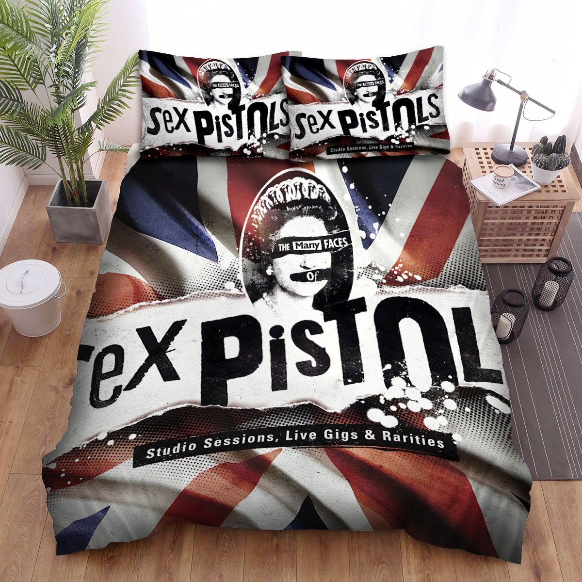 Sex Pistols The Many Faces Of Sex Pistols Bed Sheets Spread Comforter Duvet Cover Bedding Sets